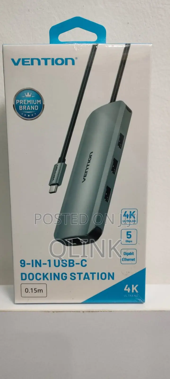 Vention USB C Multi-Function 9 in 1 Docking Station -TQLHB