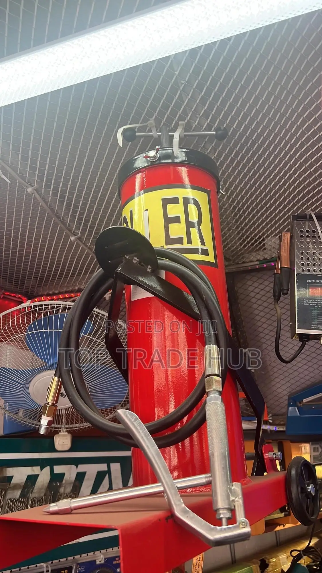 Toller 10L Foot/Pedal Operated Grease Bucket