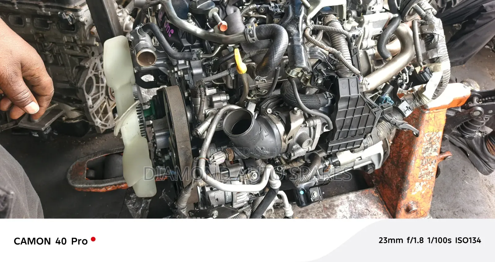 Complete Engine 1GD Hilux Revo