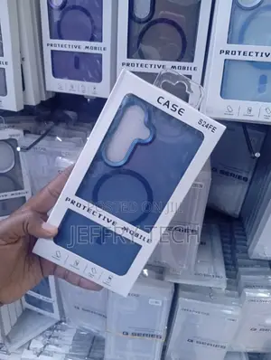 Samsung Galaxy S24FE Semi-Translucent Blue Backplate Cover