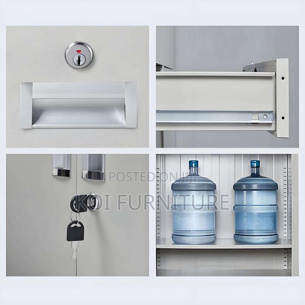 Office Cabinet; Two Doors Steel Filing Cabinet (With Safe) - thumbnail 3