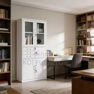 Office Cabinet; Two Doors Steel Filing Cabinet (With Safe)