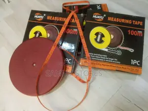 HUAYU 100m Fiberglass Measuring Tape Survey Tape With Folding Crank