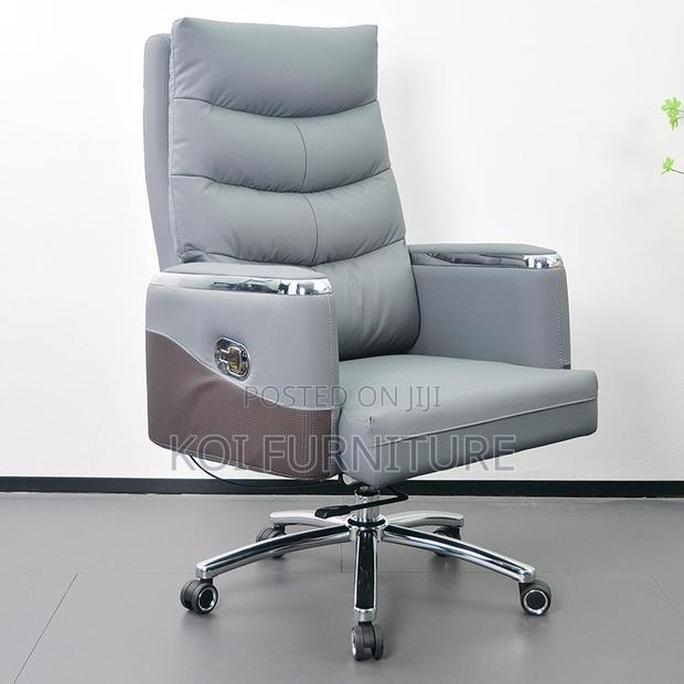 Office Chairs; Erginomic Executuve Leather Offuce Seatr With Footrest