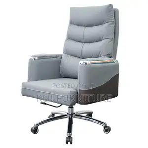 Office Chairs; Erginomic Executuve Leather Offuce Seatr With Footrest