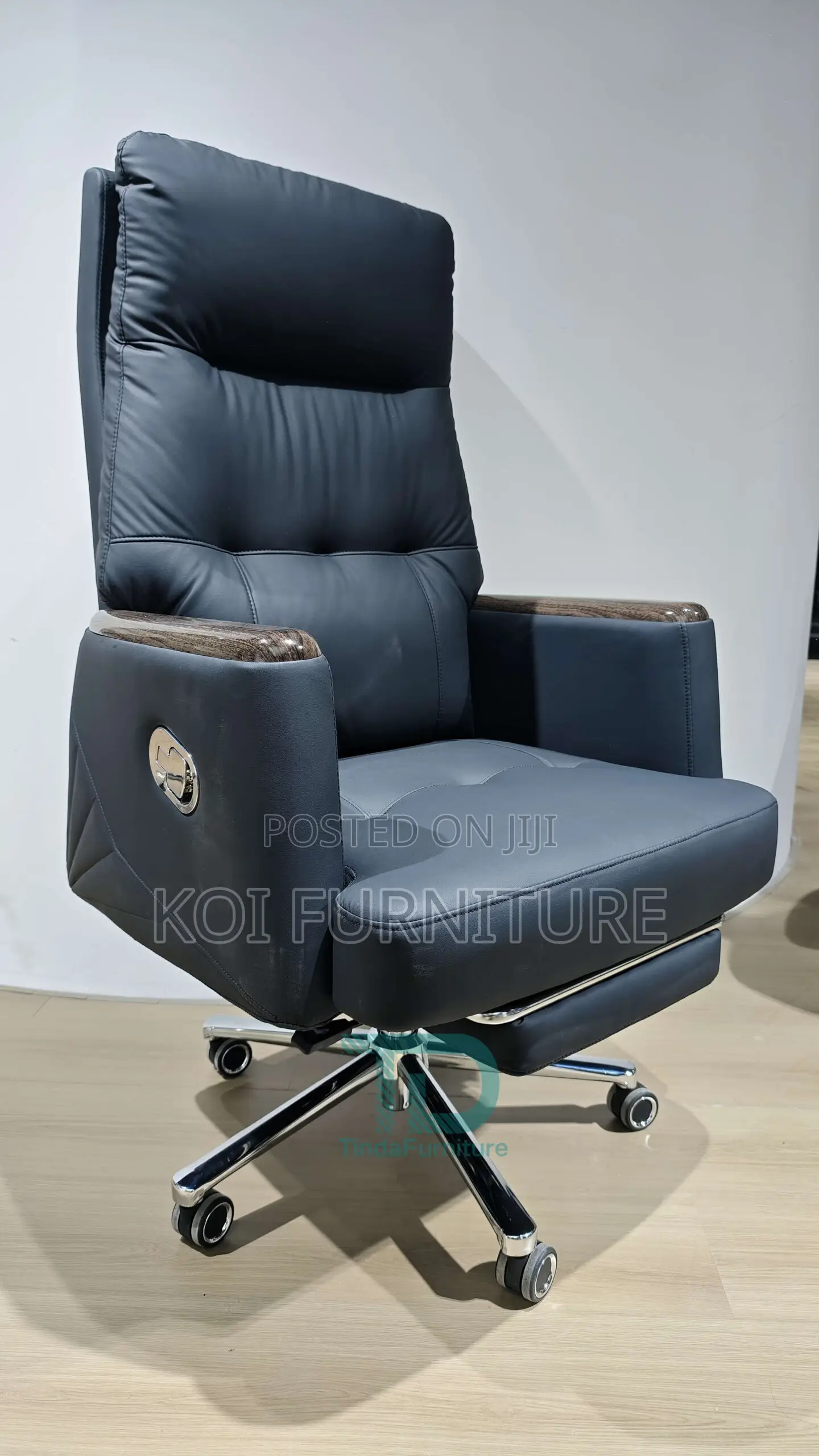 Office Chairs; Erginomic Executuve Leather Offuce Seatr With Footrest