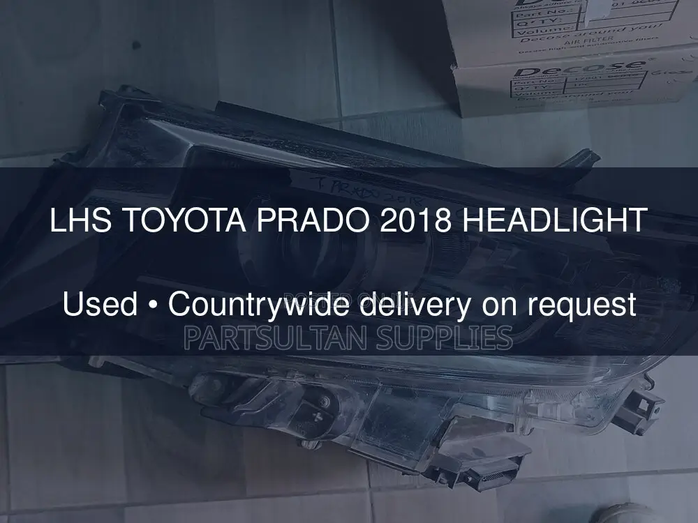 LHS Toyota Prado 2018 Headlight