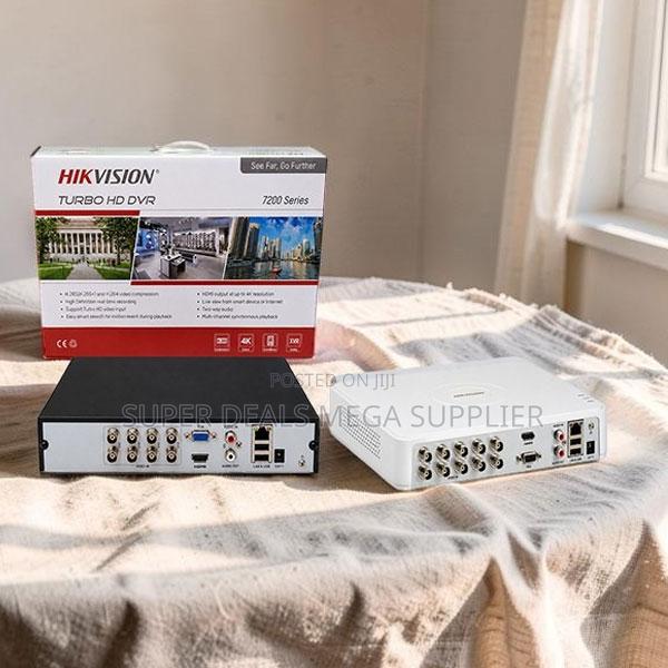 Quality Ensured Hikvision 4 Channel, 8 Channel Upto 1080P DVR Machine