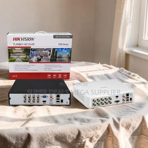 Quality Ensured Hikvision 4 Channel, 8 Channel Upto 1080P DVR Machine