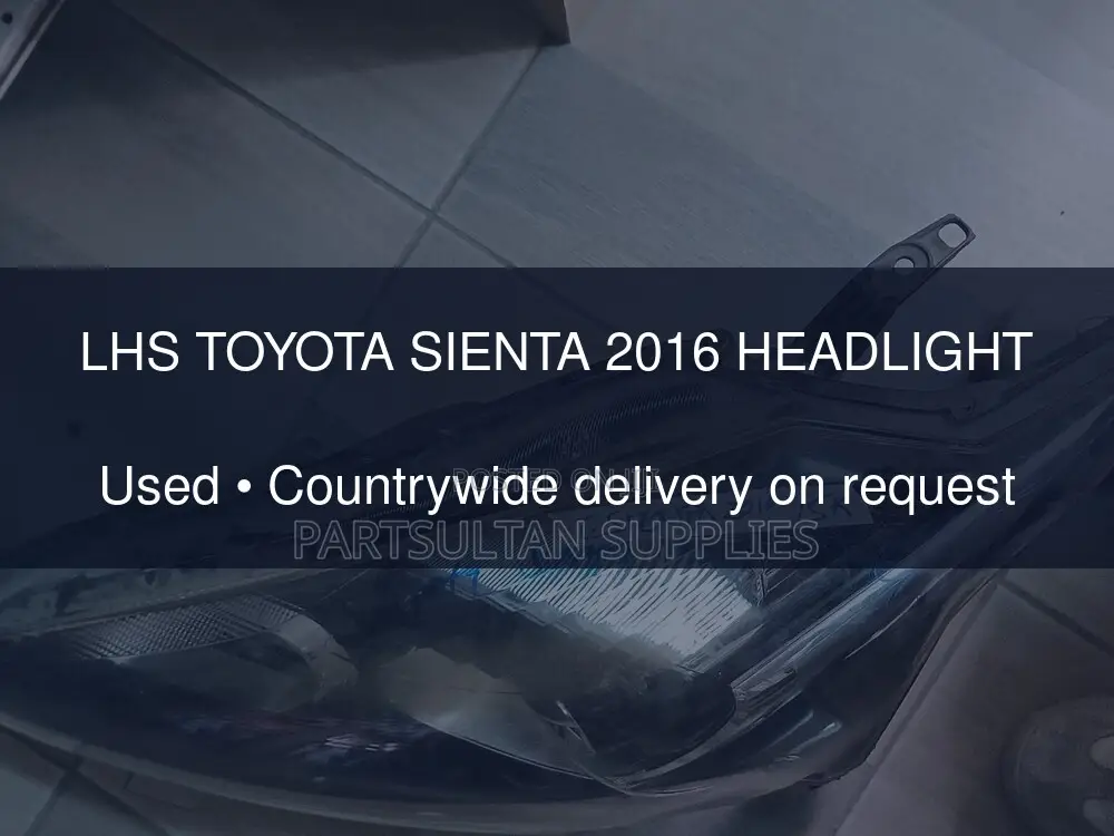 LHS Toyota Sienta 2016 Headlight
