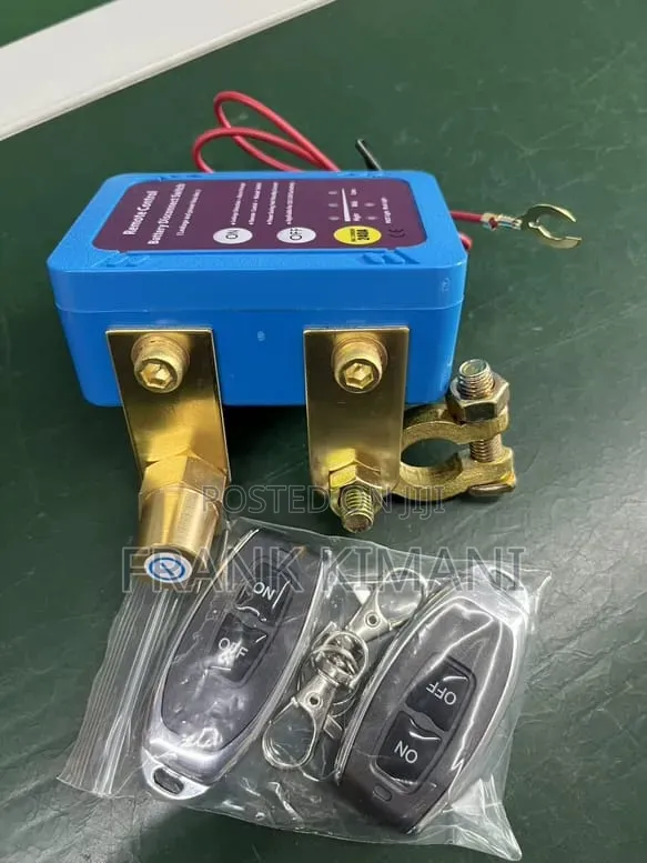 Remote Battery Disconnect Switch Anti Theft