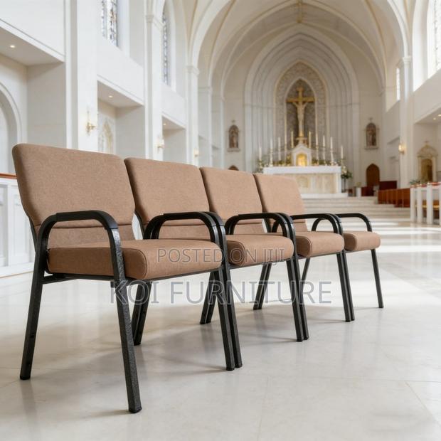Office Chairs; Office Conference Chairs With Armrest for Churches - thumbnail 3