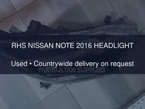 RHS Nissan Note 2016 Headlight
