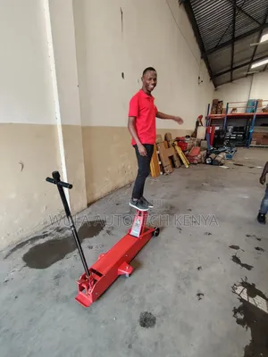 Professional and Durable 10tns Trolley Jack Machine Sunshine Italy