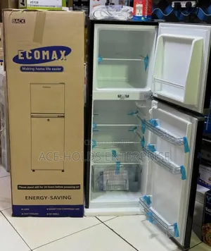 Ecomax 138 Litres (Dark Silver) Double-Door Fridge