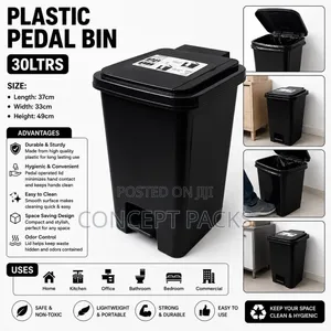 NEL Pedal Bin – 30 Litres (Plain)