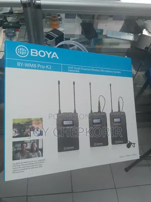 BOYA BY-WM8 Pro- UHF Dual-Channel Wireless Microphone System