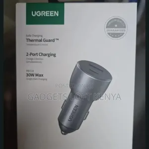 UGREEN 60W Dual Port Fast Charging Car Adapter