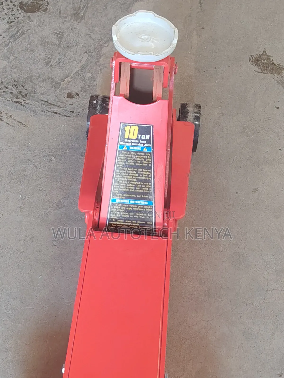 Garage and Tire Centre Equipment 10tns Trolley Jack Sunshine Italy