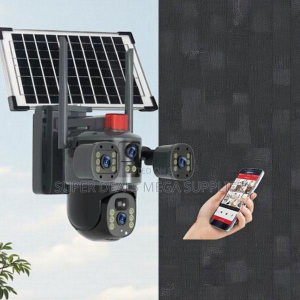 Two-Way Audio 20MP 4G PTZ Dual Three Triple Lens Solar Camera