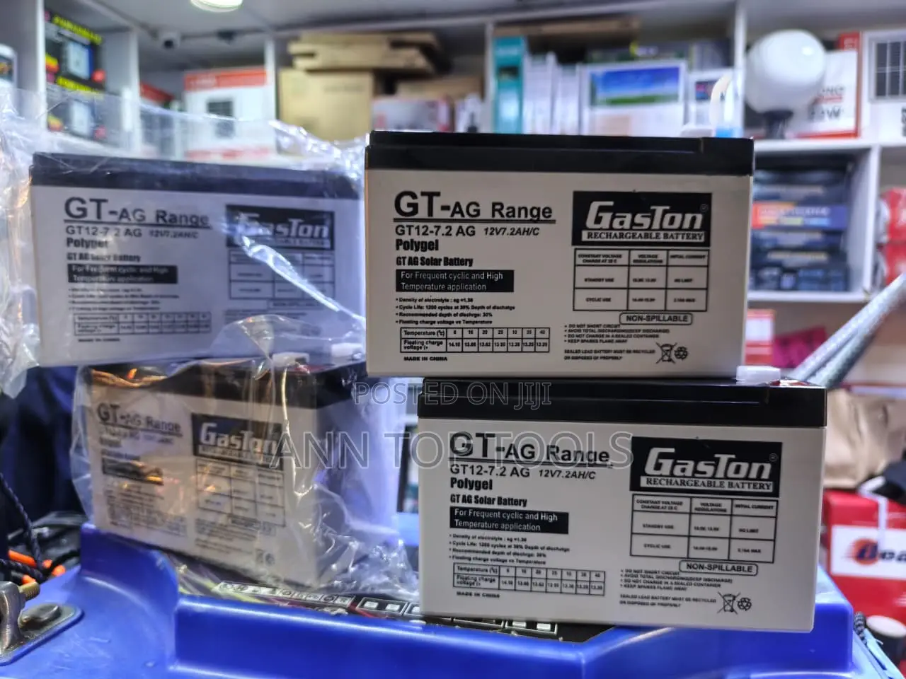 Gaston Gt12-7.2ag 12v 7ah Rechargeable Ups Battery