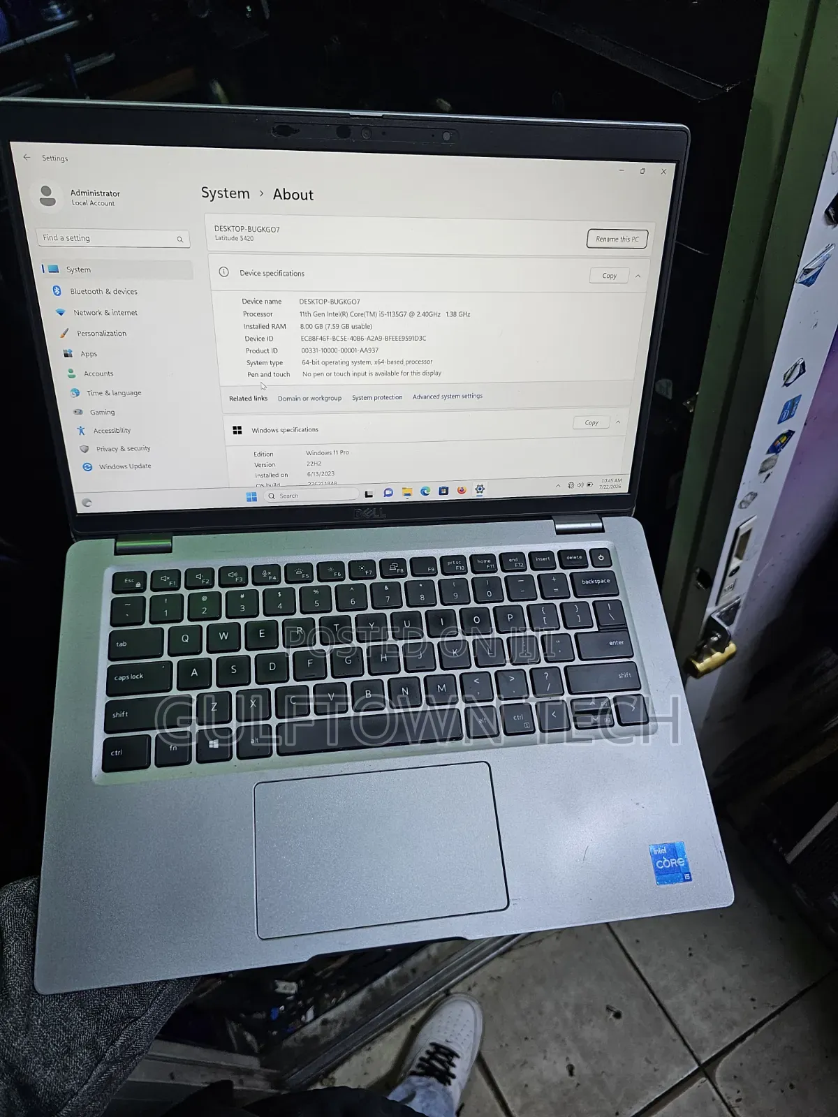 Laptop Dell Inspiron 14 5420 8GB Intel Core i5 SSD 256GB