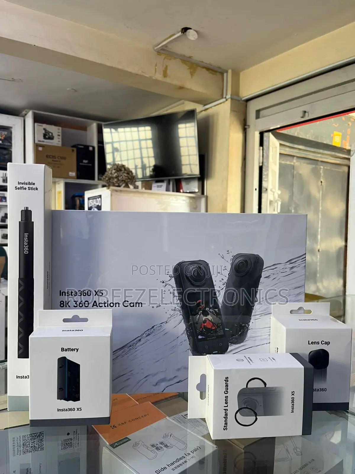 Insta360 X5 360 Action Camera Motorcycle Essentials Bundle