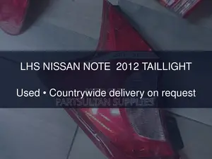 LHS Nissan Note 2012 Taillight
