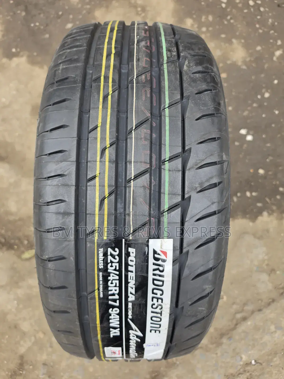225 /45 R17 Bridgestone Tires (Potenza) 004