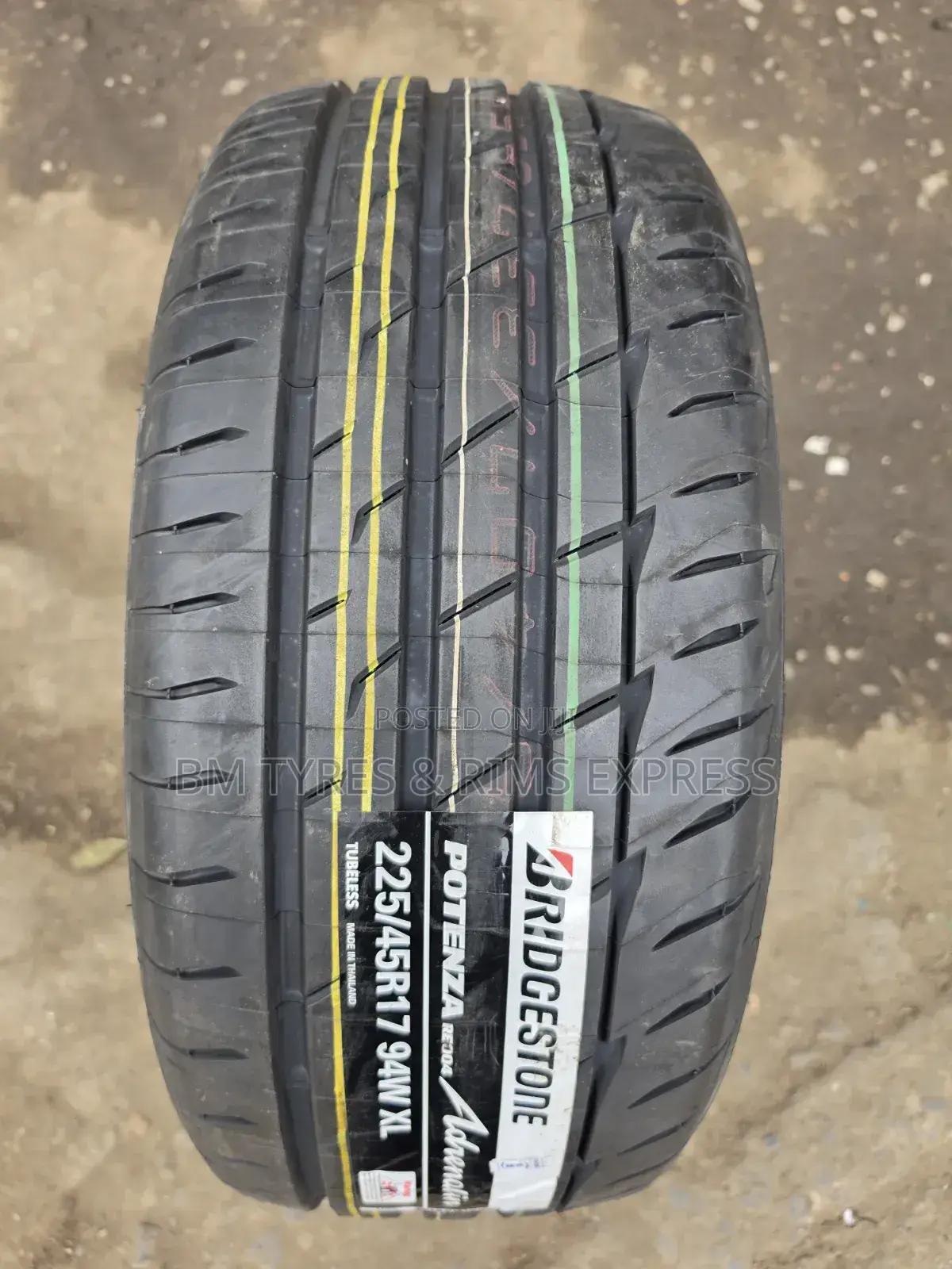 225 /45 R17 Bridgestone Tires (Potenza) 004