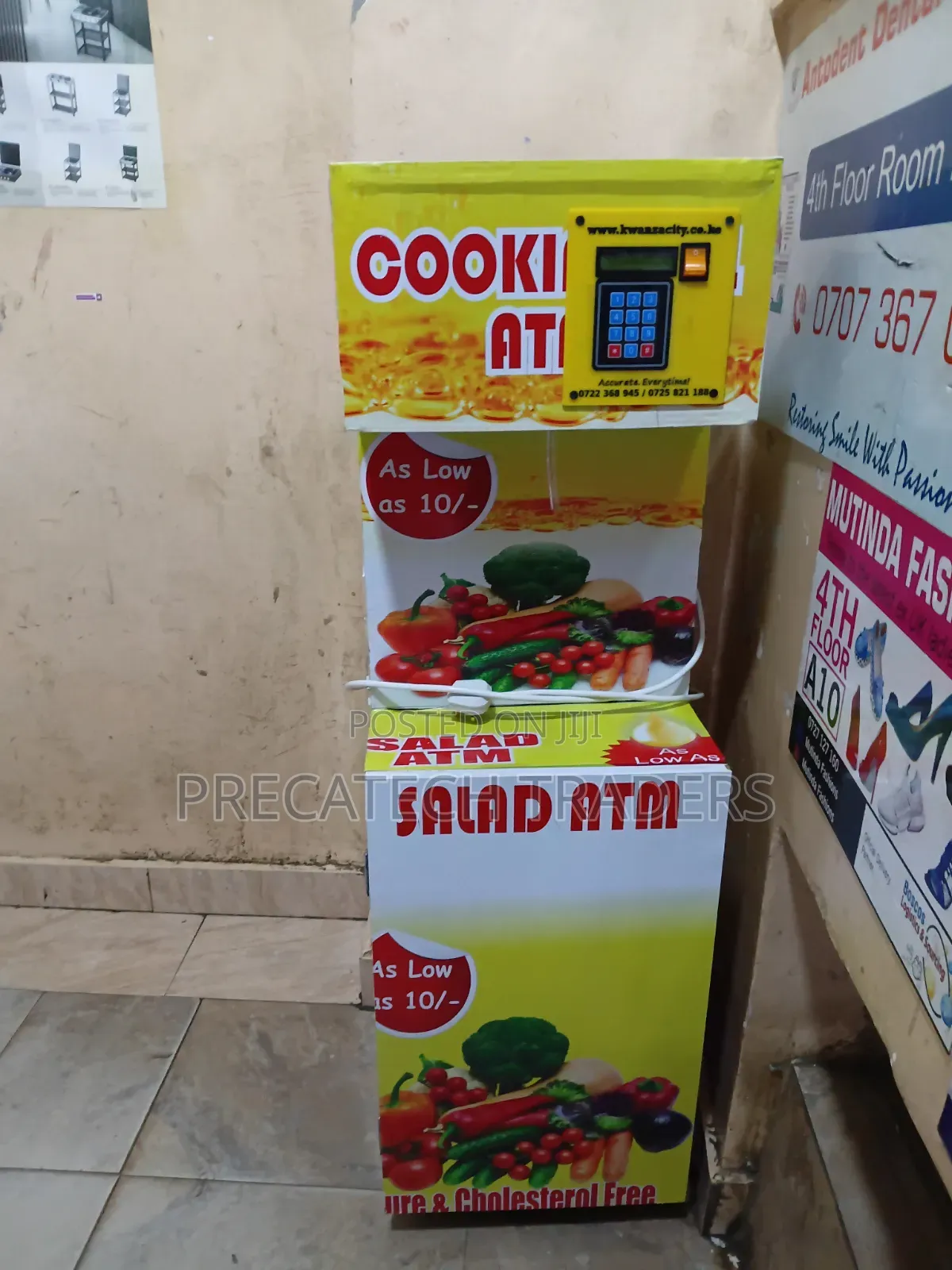 Cooking Oil ATM Salad ATM Dispensing Machine