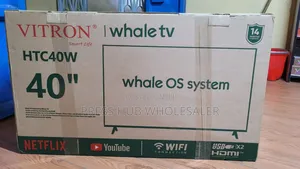 Vitron 40" Whale OS Smart Television – Fast Streaming WiFi