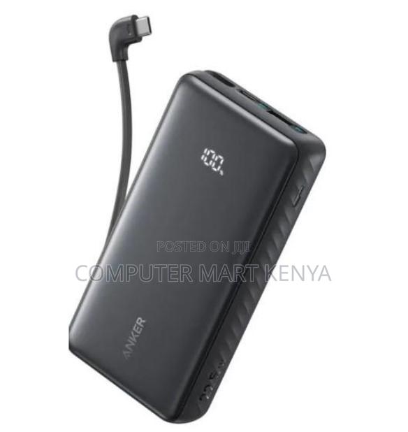 Anker Zolo Power Bank 20,000mAh (, 22.5w, Built in USB-C Cable