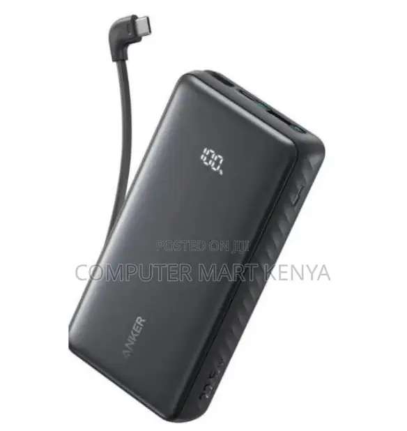 Anker Zolo Power Bank 20,000mAh (, 22.5w, Built in USB-C Cable