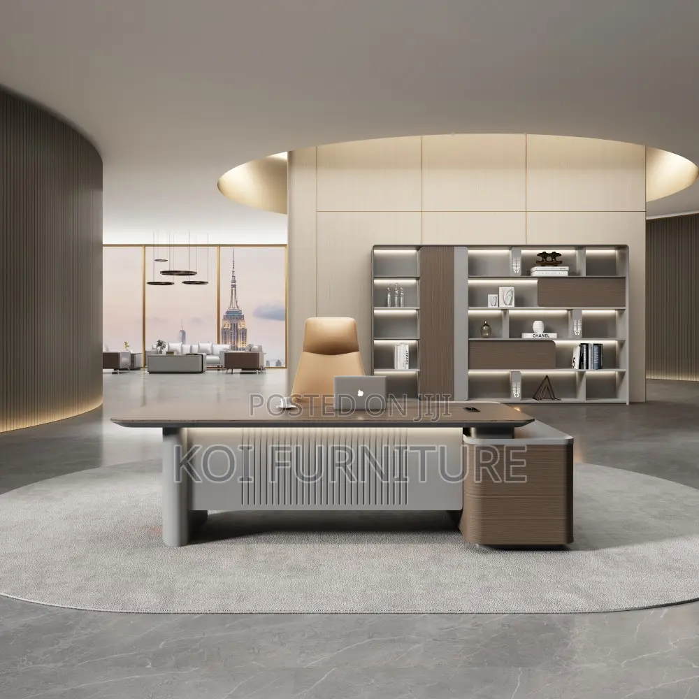 Office Desk; 1.6 Meters Executive Advanced Office Desk in L Shape
