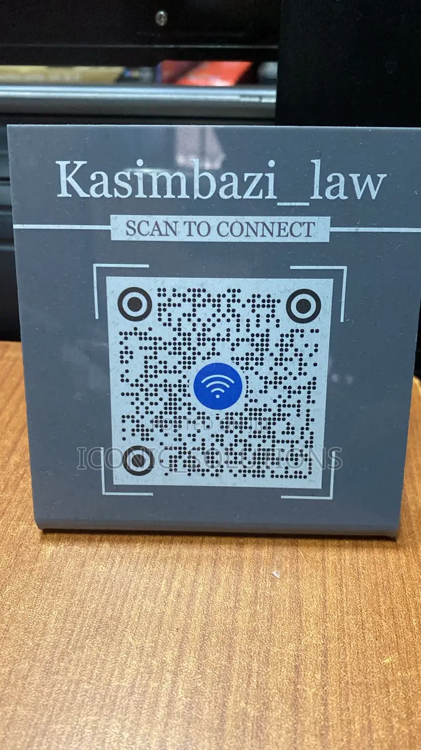 Custom WIFI QR Code Sign