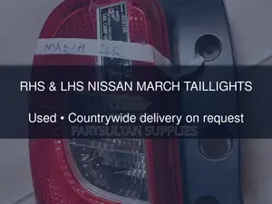 RHS LHS Nissan March Taillights