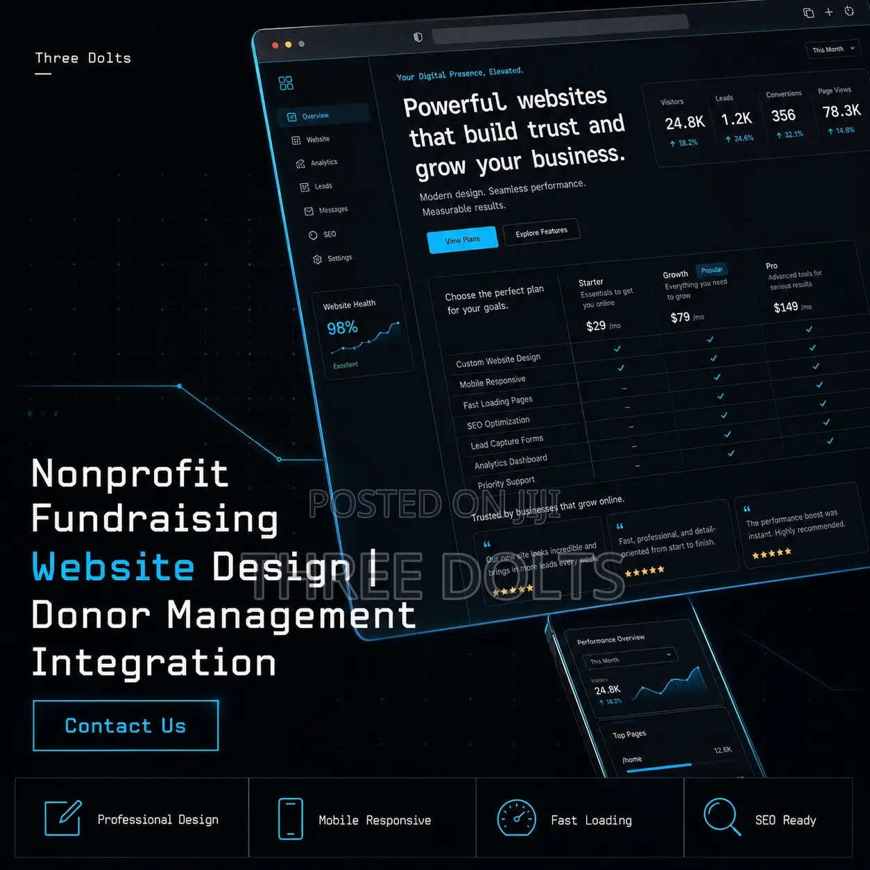 Nonprofit Fundraising Website Design | Donor Management Integration