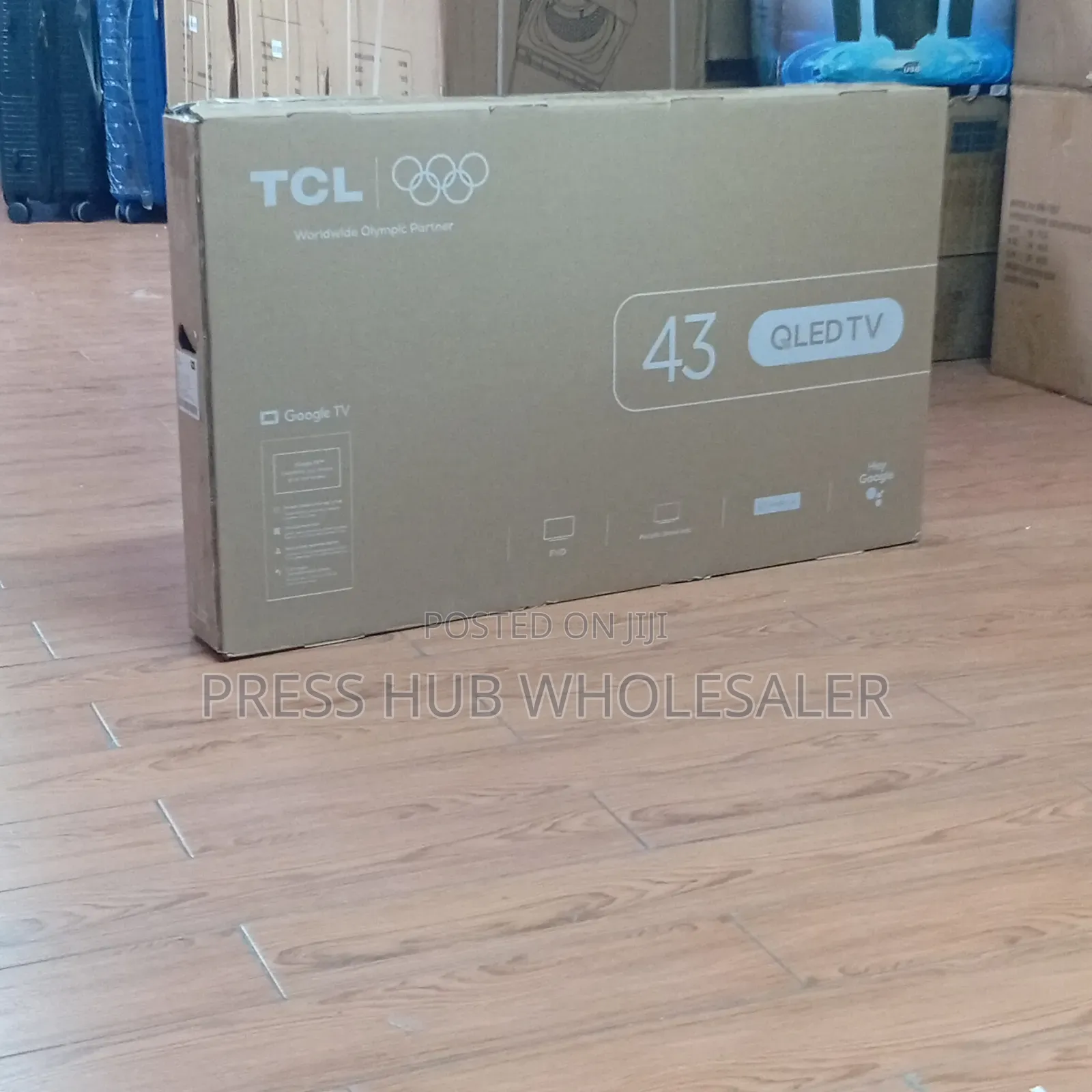 TCL 43 Inch QLED Smart TV With Google TV Voice Remote