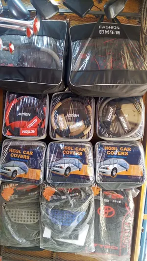 Action Leather Protective Seat Covers With Steering Cover