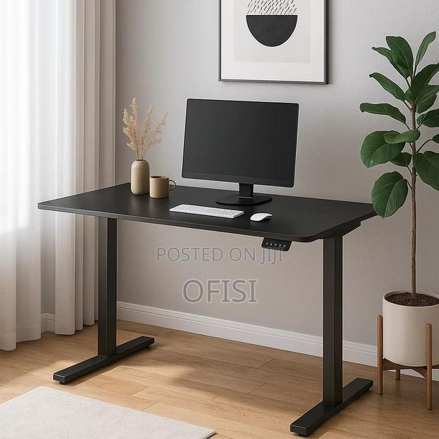 Office Desk; 180cm Height Adjustable Electric Desk - thumbnail 3