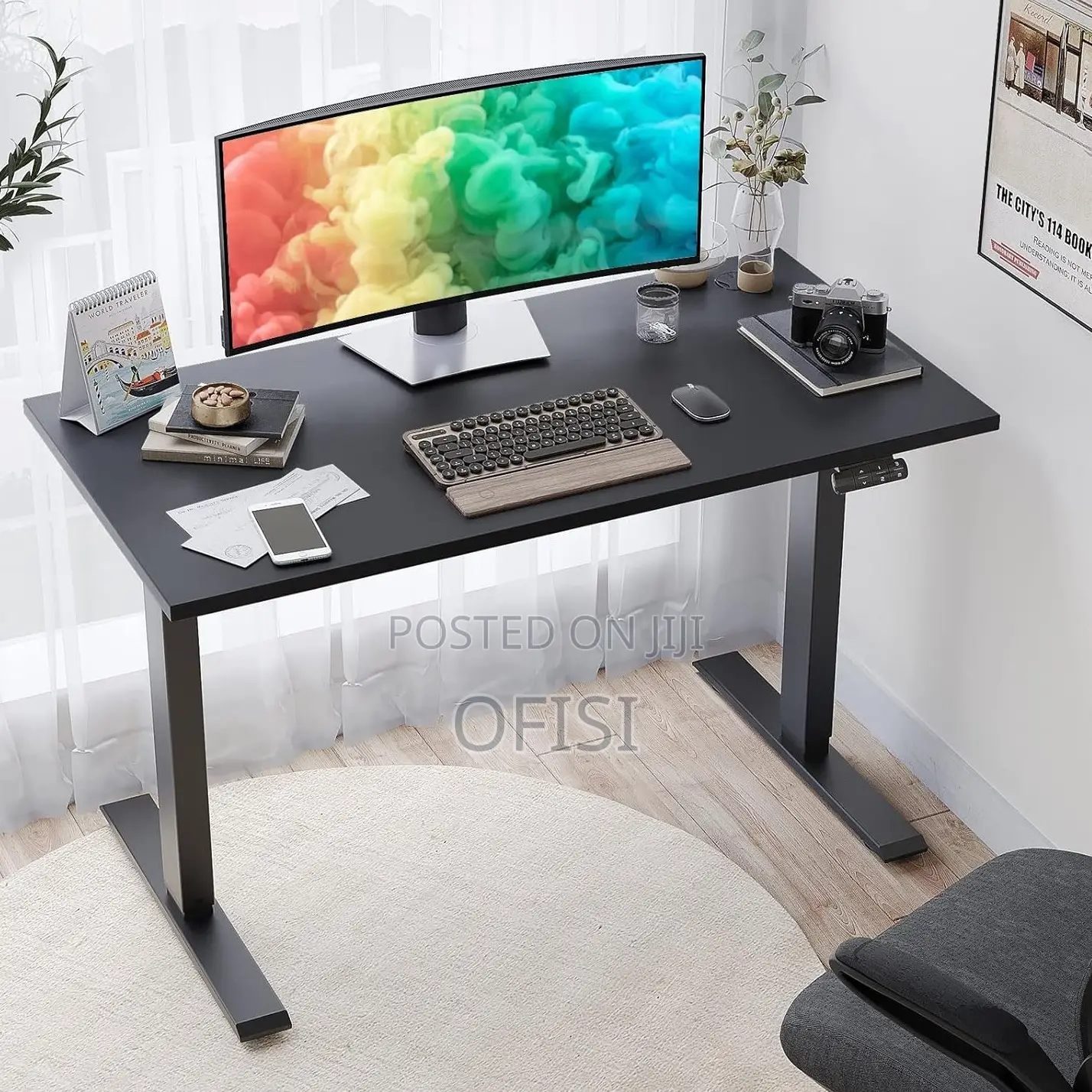 Office Desk; 180cm Height Adjustable Electric Desk