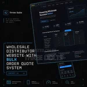 Wholesale Distributor Website With Bulk Order Quote System