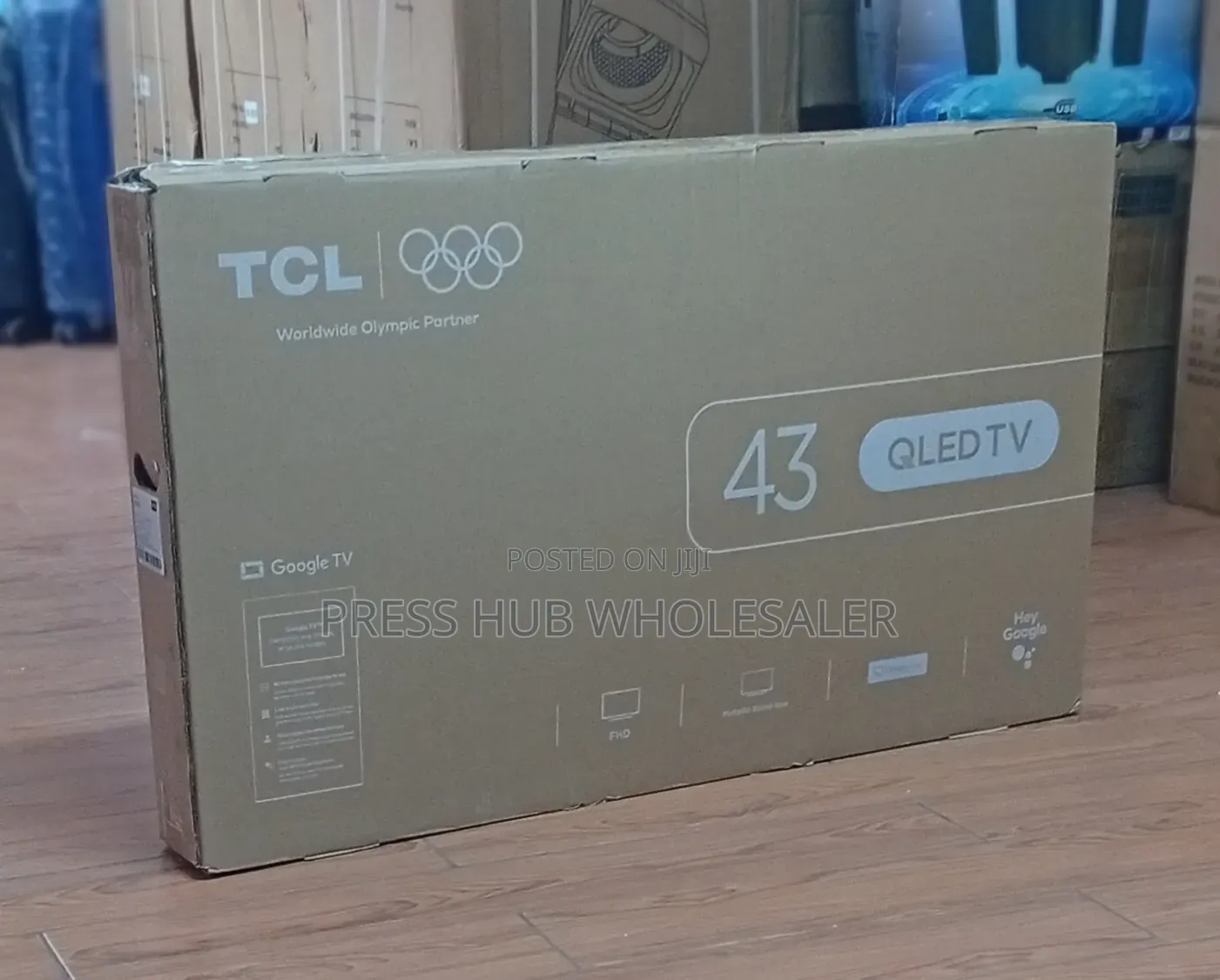 TCL 43 Inch QLED Smart TV With Google TV Voice Remote