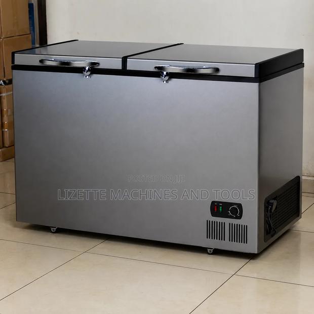 400L Premier Double Door Chest Freezer