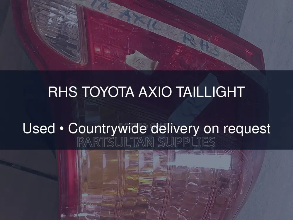 RHS Toyota Axio Taillight