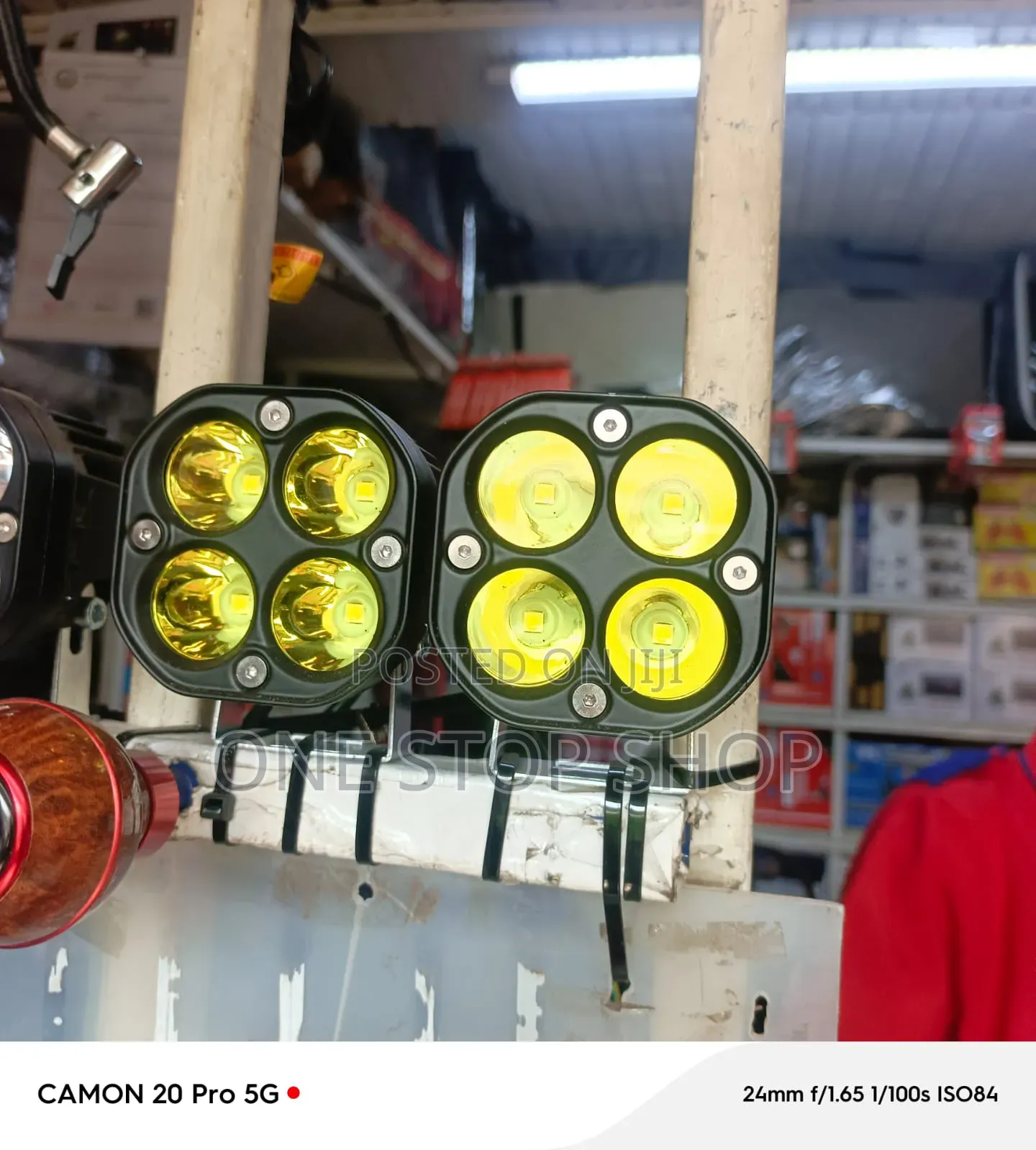 Amber Square Pod Lights 2pcs Led Work Light