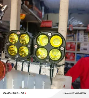 Amber Square Pod Lights 2pcs Led Work Light