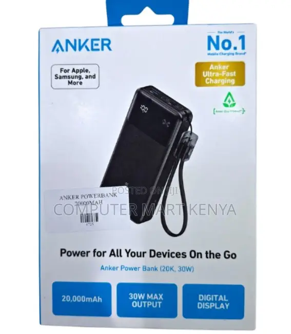 Anker Power Bank 20000mAh 30W