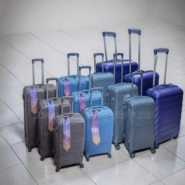 Heavy-Duty 3 in 1 Unbreakable Rubber Suitcase Briefcase Travel Bags